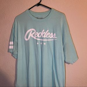 Mens young and reckless shirt